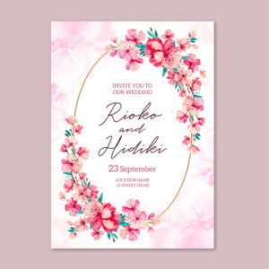 Wedding invitation
